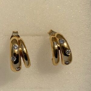 18kt Gold and Diamonds Earrings